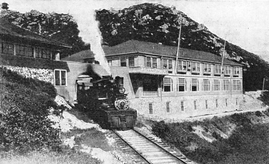 THE SUMMIT TERMINUS OF the Mount Tamalpais railway