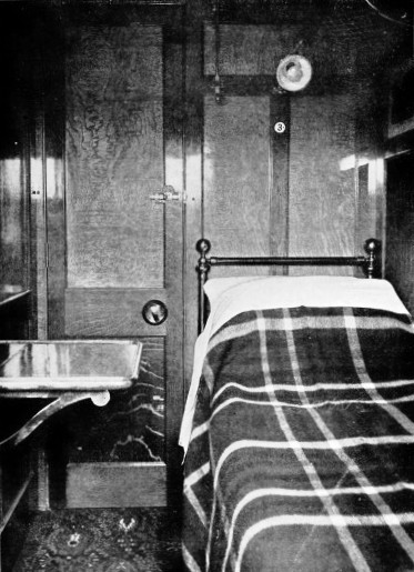 Sleeping Berth on the Plymouth Mail London & South Western Railway