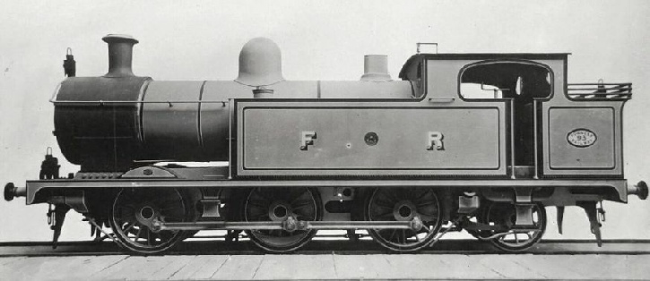 AN 0-6-2 locomotive of the Furness Railway