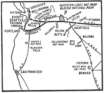 A VITAL LINK between the Pacific ports and the Eastern States is provided by the Cascade Tunnel