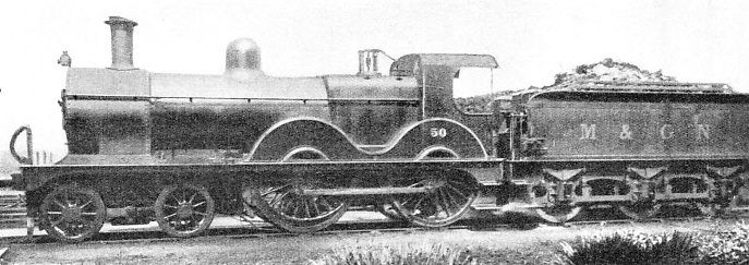 a M & GN 4-4-0 locomotive