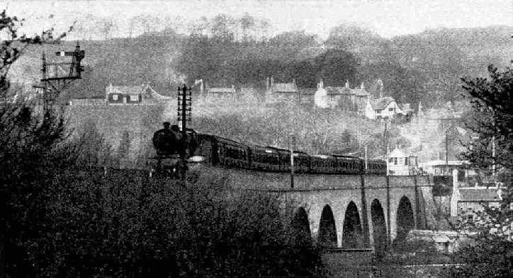 The Pines Express crossing Midford Viaduct