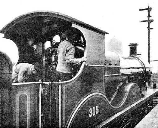 Driver’s Cab of No. 315 South Eastern & Chatham Railway