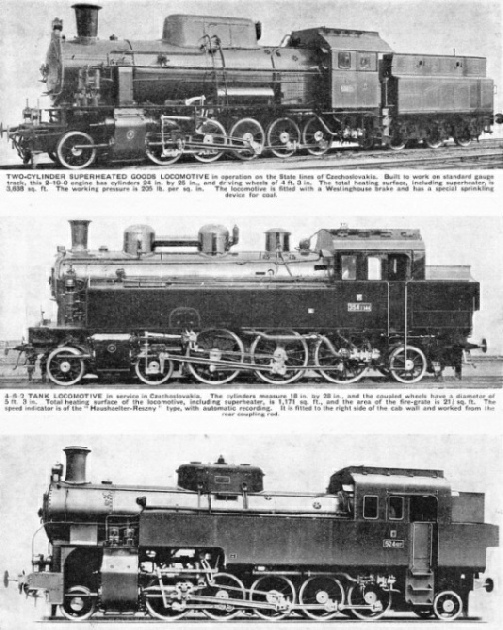 Some Czecholsovakian locomotives