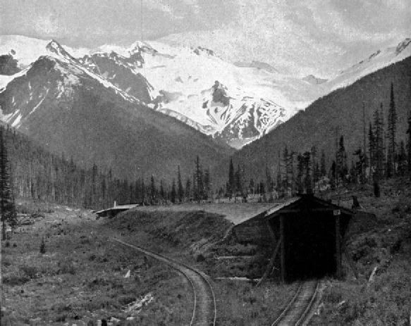 THE SUMMER AND WINTER LINES OK THE CANADIAN PACIFIC RAILWAY THROUGH THE SELKIRKS