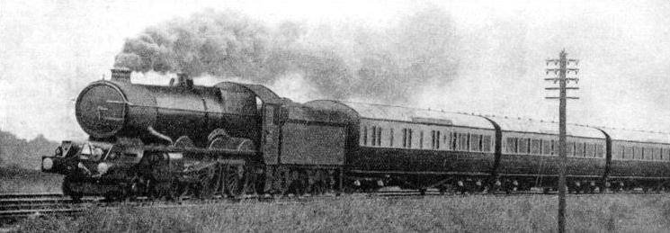 The "Cornish Riviera Express" approaching Westbury