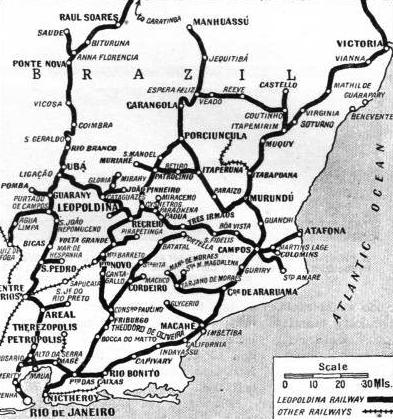 THE LINES OF LEOPOLDINA RAILWAY