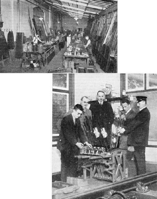 Inside the carriage works at York; and instructing future signalmen