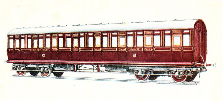 NORTH EASTERN RAILWAY THIRD CLASS CARRIAGE No. 646