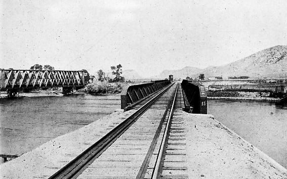 THE OLD AND THE NEW BRIDGES, Northen Pacific Railroad