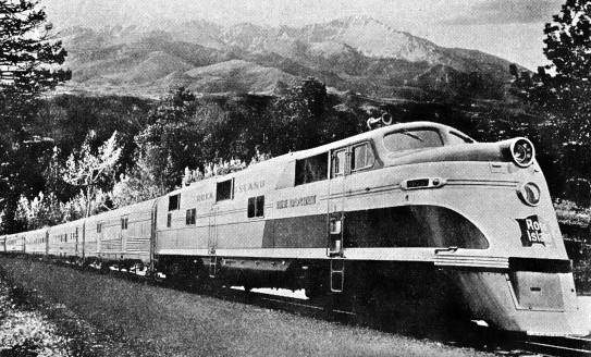 THE ROCKY MOUNTAIN ROCKET, a new American streamliner