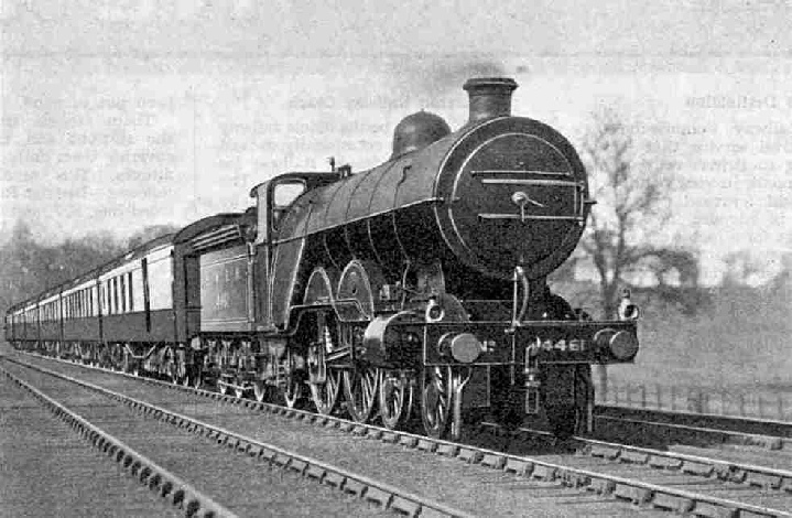 A recent photograph of the up Queen of Scots near Hadley Wood