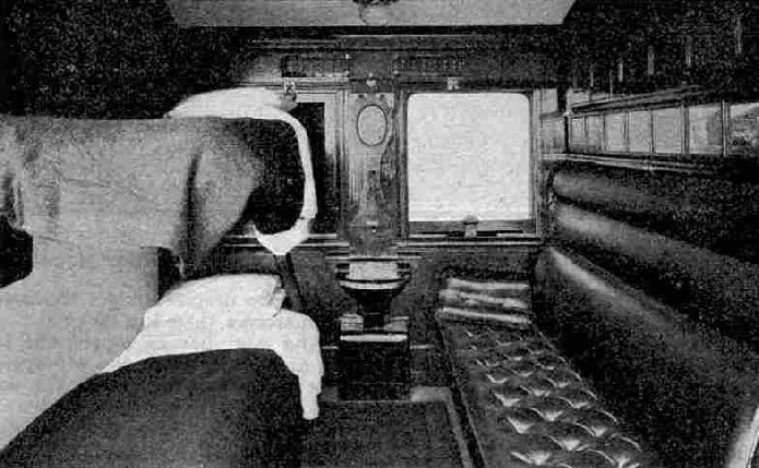 First-Class compartment of the Union Express