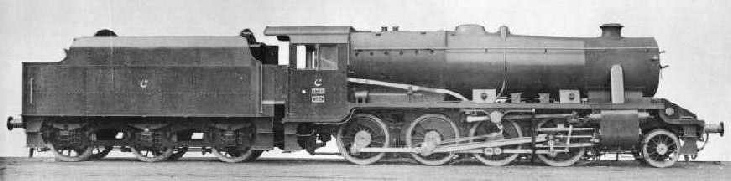 Stanier 8F 2-8-0s were extensively used by the  War Department for military service overseas