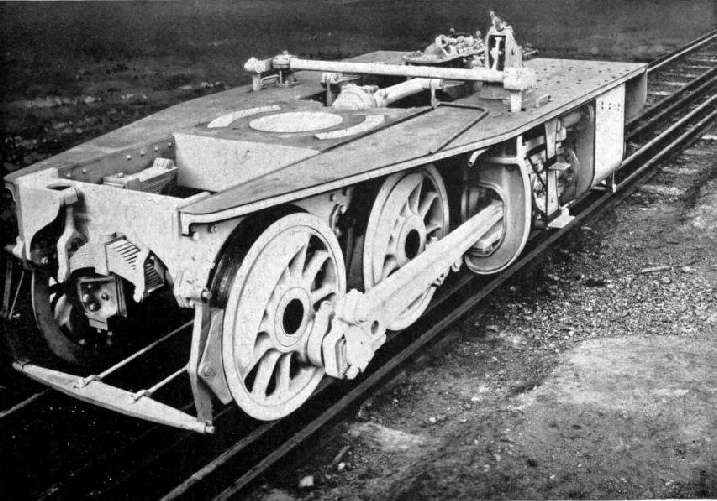 ONE MOTOR BOGIE OF THE “FAIRLIE” ENGINE USED ON THE MEXICAN RAILWAY