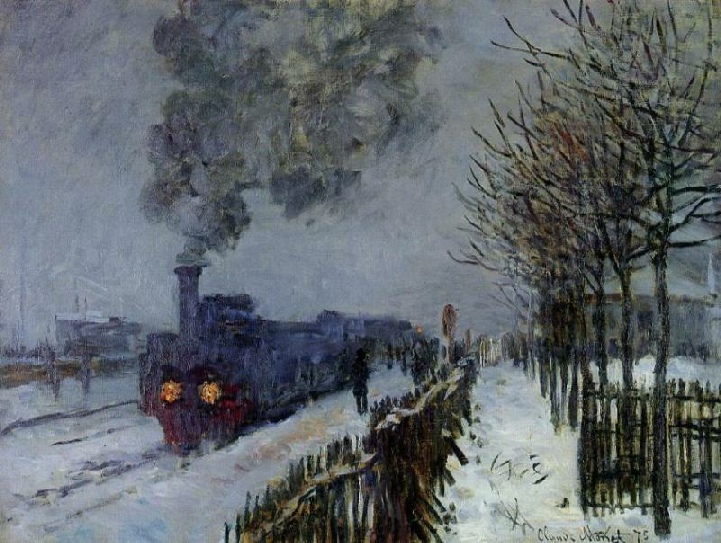 Monet's Le Train dans la Neige