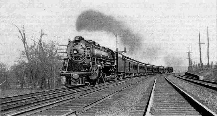 The Twentieth Century Limited, hauled by locomotive No. 596