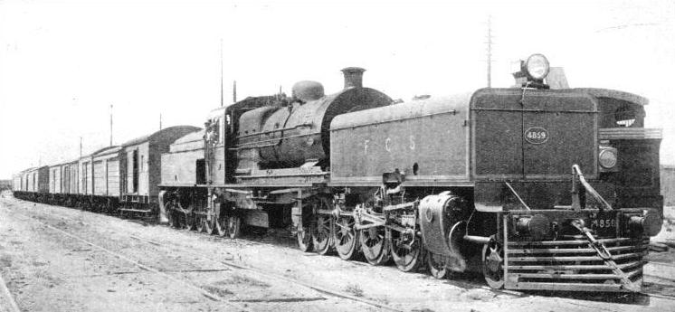 "Beyer Garratt" employed on the lines of the Buenos Aires Great Southern Railway