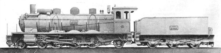 A METRE-GAUGE “PACIFIC” ENGINE used on the Tunisian Railways