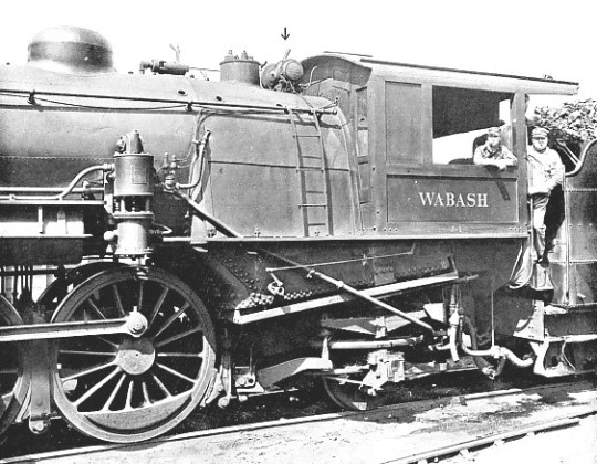 A LOCOMOTIVE FITTED WITH DYNAMO FOR HEADLIGHT