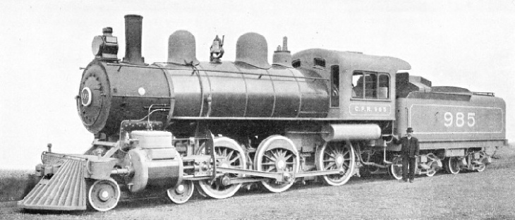 AMERICAN TYPE OF TEN-WHEELER BUILT FOR THE CANADIAN PACIFIC RAILWAY