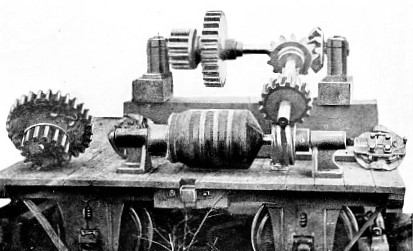 THE GEAR OF EDISON'S first electric locomotive