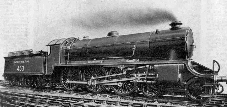The Southern Railway 4-6-0 engine King Arthur