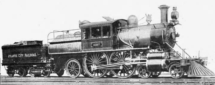 COMPOUND NO. 1027, ONE OF THE FIRST “ATLANTICS” WHICH HAULED THE AMERICAN FLYER