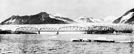 THE BIG STEEL BRIDGE OVER THE COPPER RIVER