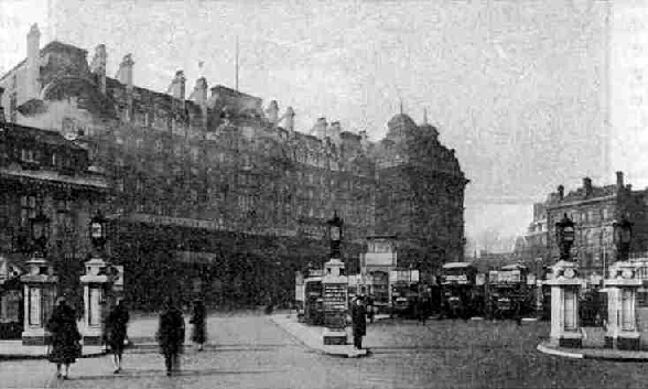 The entrance to Victoria Station