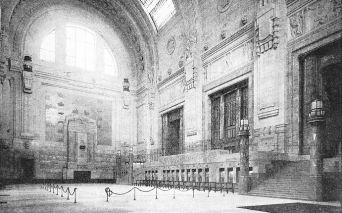 THE BOOKING HALL of Milan Central Station