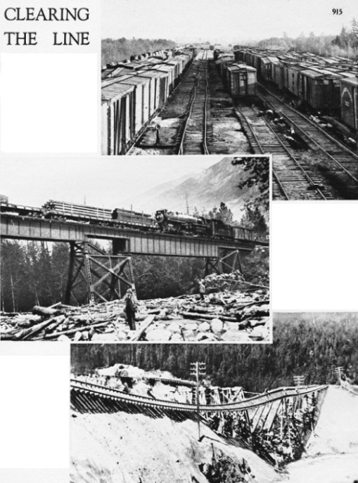 clearing the line on the Canadian Pacific Railway