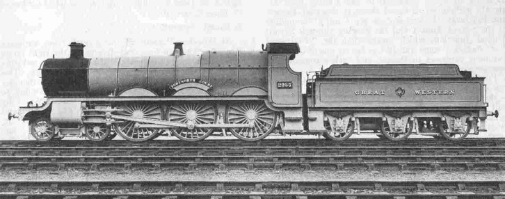 The Fishguard Express is generally hauled either by an engine of the Court class or one of the Saint class