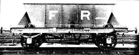 TWENTY-TON 4-WHEEL ORE WAGON of the Furness Railway
