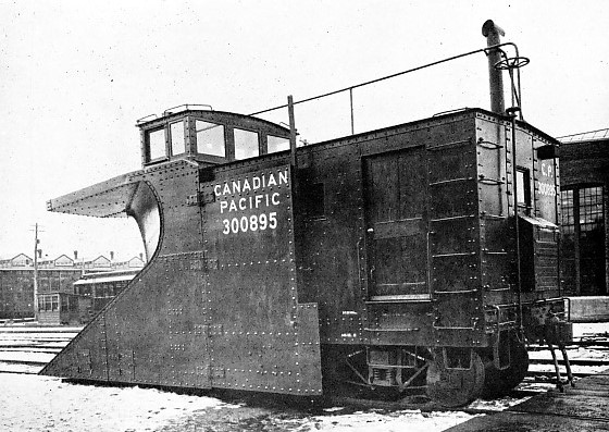 GENERAL VIEW OF THE CANADIAN PACIFIC WEDGE SNOW-PLOUGH