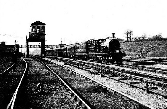 American Car Train near Orpington South Eastern & Chatham Railway