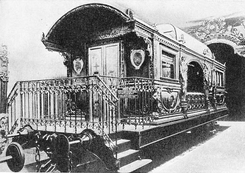 The Pope's private railway coach