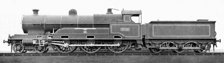 THE LONDON AND NORTH WESTERN RAILWAY’S LARGEST LOCOMOTIVE, THE “SIR GILBERT CLAUGHTON”