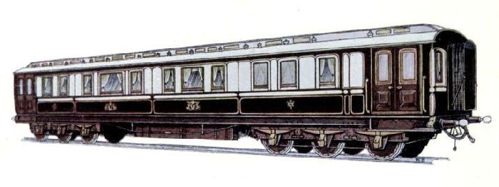 CAR USED BY HIS MAJESTY THE KING, LONDON & NORTH WESTERN RAILWAY