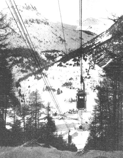 THE CLAVIÈRES CABLEWAY