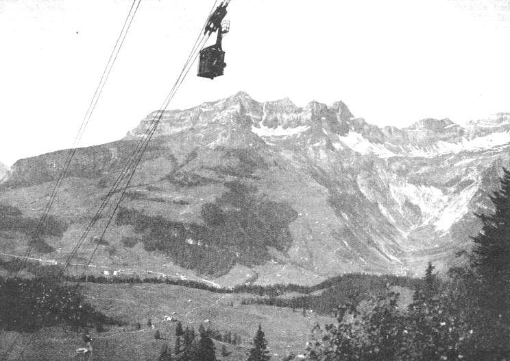 The Cable-way at Gerschnialp, Switzerland