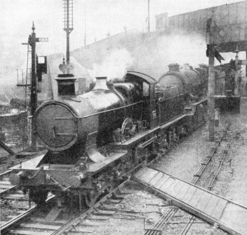 The "Cornish Riviera Express" double-headed approaching Plymouth
