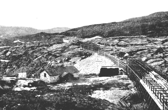 BUILDING A SNOW-SHED ON THE LOFOTEN RAILWAY