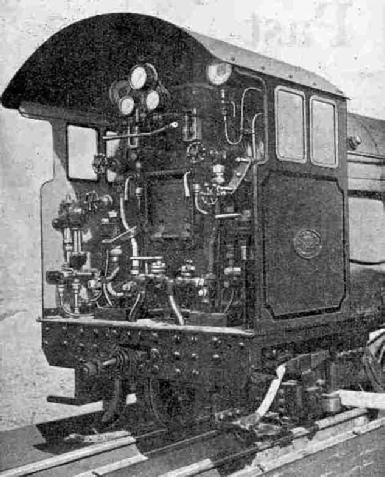 The Cab of the Model Pacific locomotive Green Goddess