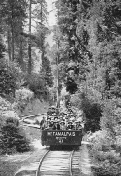 A THRILL IN RAILWAY TRAVEL - THE GRAVITY RIDE INTO MUIR WOODS