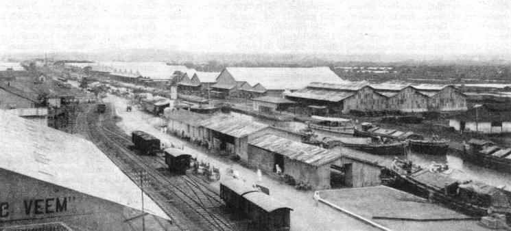 THE RAILWAY TERMINUS of the port of Semarang