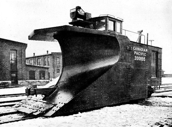 WEDGE SNOW-PLOUGH used upon the Canadian Pacific Railway