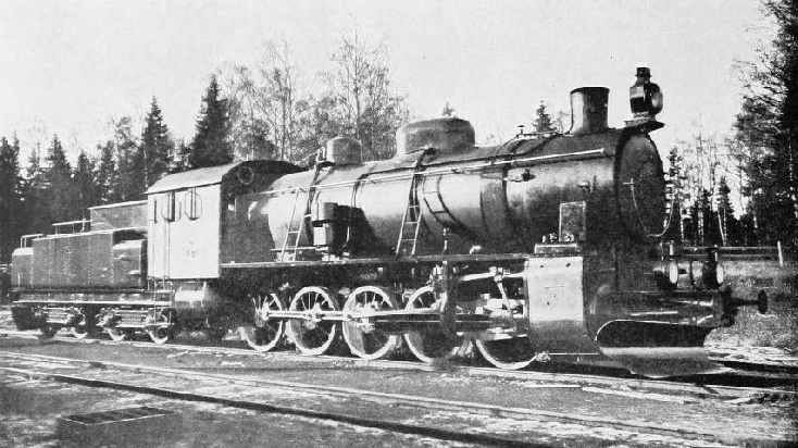 HEAVY TEN-WHEELED-COUPLED LOCOMOTIVE USED IN THE IRON ORE TRAFFIC OF SWEDEN