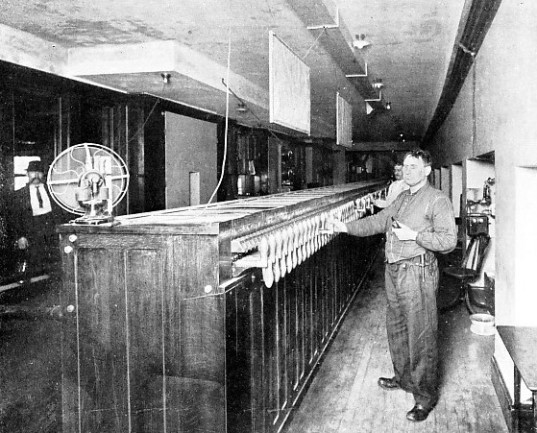 THE INTERIOR OF THE LOWER LEVEL INTERLOCKING STATION